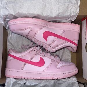 Nike Dunk Low GS “Triple Pink" - Size 6.5Y / 8W - (DH9765-600) NEW